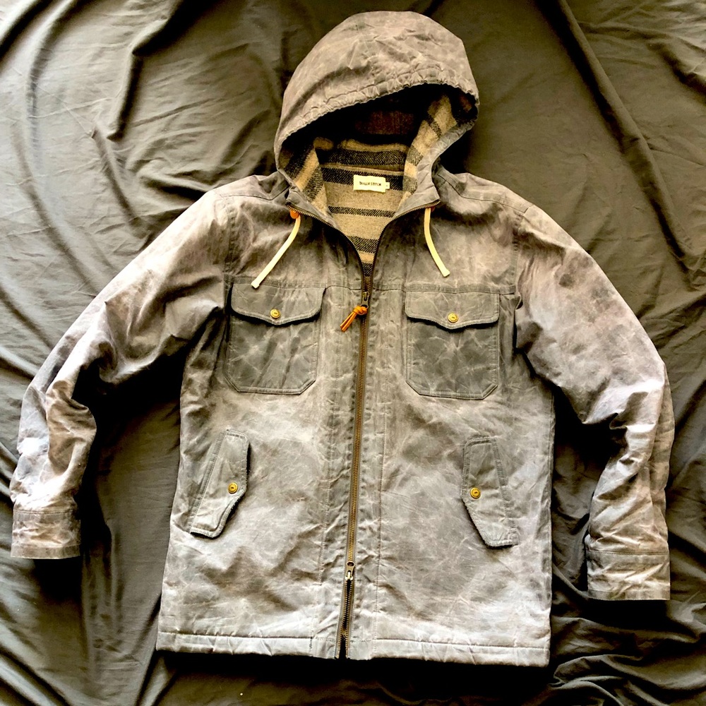 Taylor Stitch The Winslow Jacket,Blue Waxed Canvas